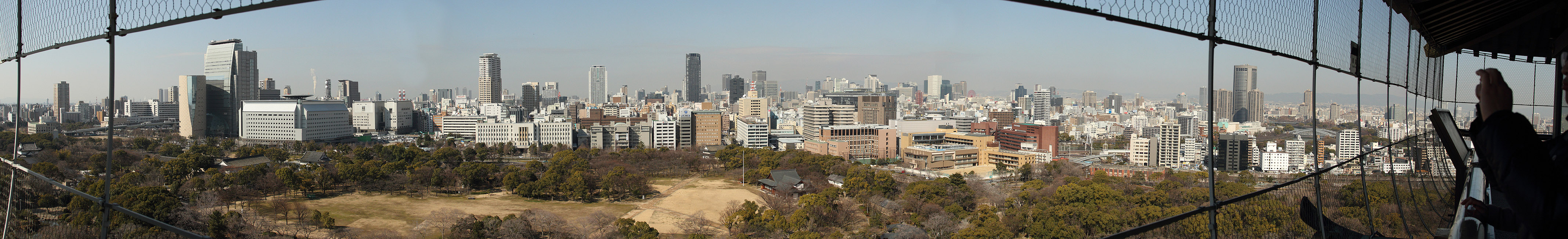 Вид с Замка Осака (Osaka Castle)