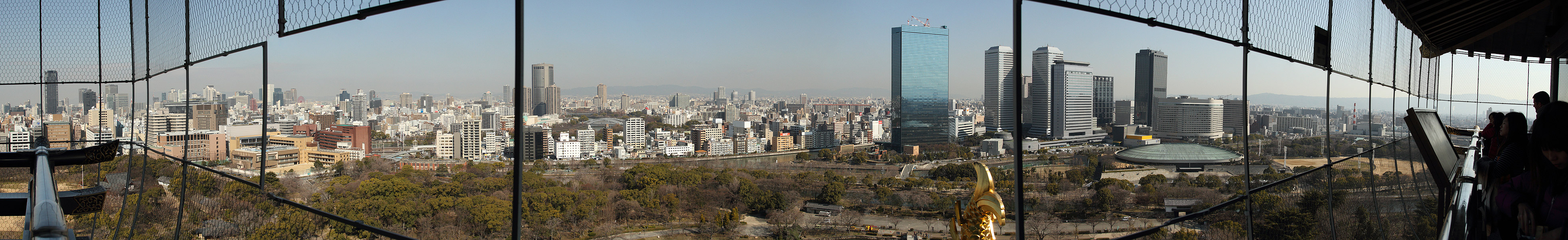 Вид с Замка Осака (Osaka Castle)