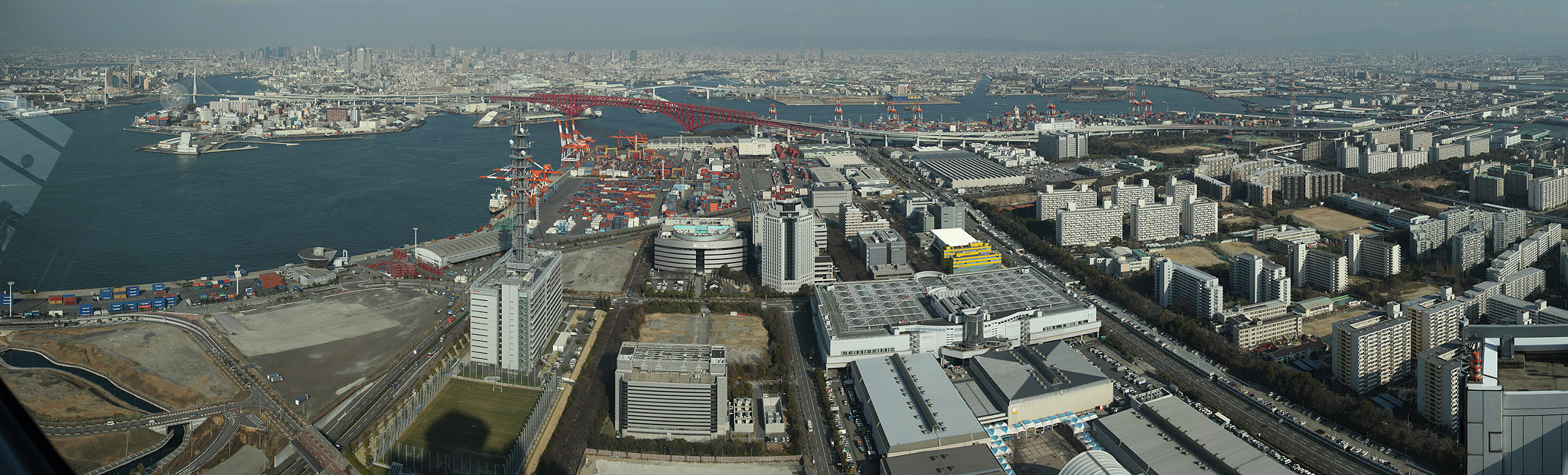 Осака, Вид с Sakishima Cosmo Tower (Osaka, A view from the Sakishima Cosmo Tower)