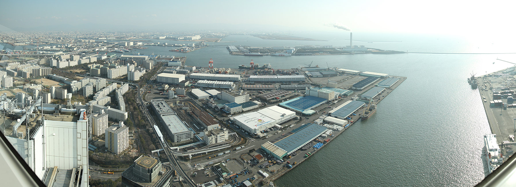 Осака, Вид с Sakishima Cosmo Tower (Osaka, A view from the Sakishima Cosmo Tower)