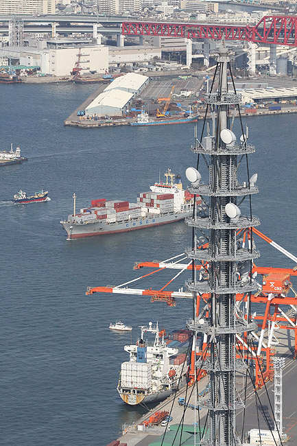 Осака, Вид с Sakishima Cosmo Tower (Osaka, A view from the Sakishima Cosmo Tower)
