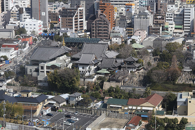 Осака, Вид с Башни Цутэнкаку (Osaka, A view from the Tsutenkaku Tower)